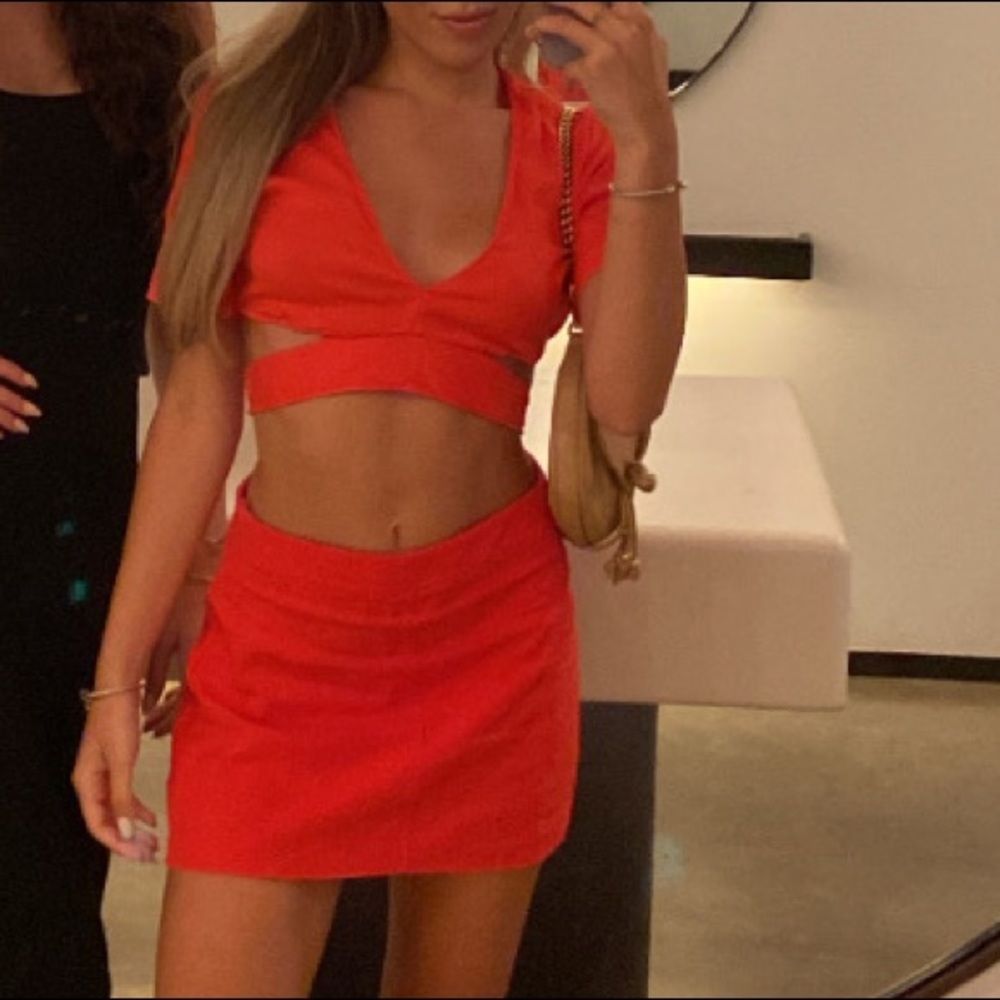 Zara top and bottom